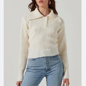 ASTR The Label White Sweater